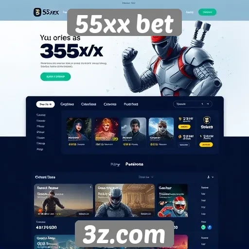 Facilidade de uso da interface do site 55xx bet